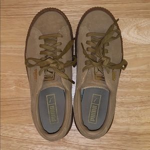 Puma Shoes - PUMA camel platform sneakers Puma Shoes - PUMA camel platform sneakers
